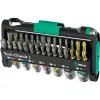 Wera Tool-Check 1 nerūdijančio plieno 1/4 inch reples galvute žalia juoda 38 dalių įrankių rinkinys