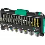 Wera Tool-Check 1 nerūdijančio plieno 1/4 inch reples galvute žalia juoda 38 dalių įrankių rinkinys
