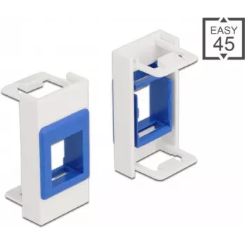 Keystone laikiklis DeLOCK Easy 45 modulis 22,5 x 45 mm baltas mėlynas