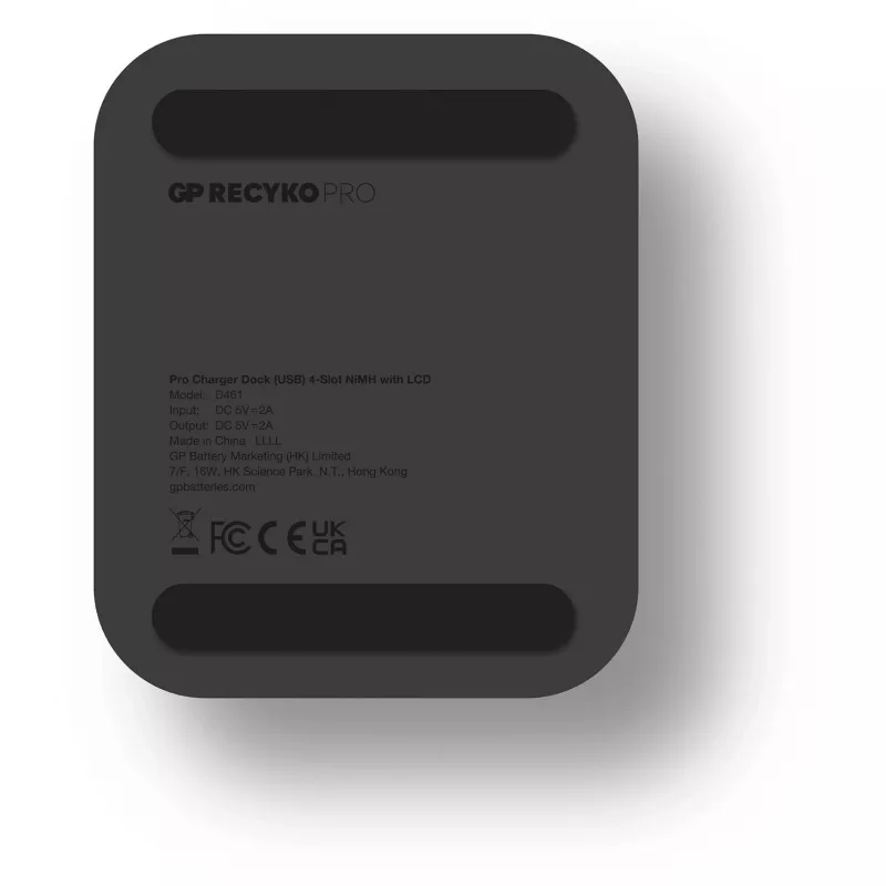 GP ReCyko Pro P461 AA/AAA baterijų įkroviklis su D461 doku