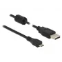 USB laidas DeLOCK 84902 USB 2.0 1,5 m USB A Micro-USB B juodas
