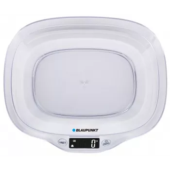 Virtuvinės svarstyklės su dubeniu Blaupunkt FKS501 – 5 kg, 1 g, dubuo, juodos