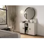 Komoda Cama Meble SOHO 120×41×80 cm – kashmyro priekiai, juodas karkasas