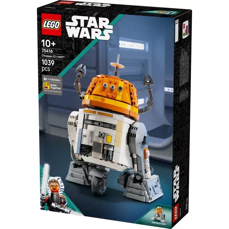 Konstruktorius LEGO Star Wars Chopper C1-10P Astromech Droid modelis 75416, 1039 dalių, amžius 10+, aukštis 220 mm