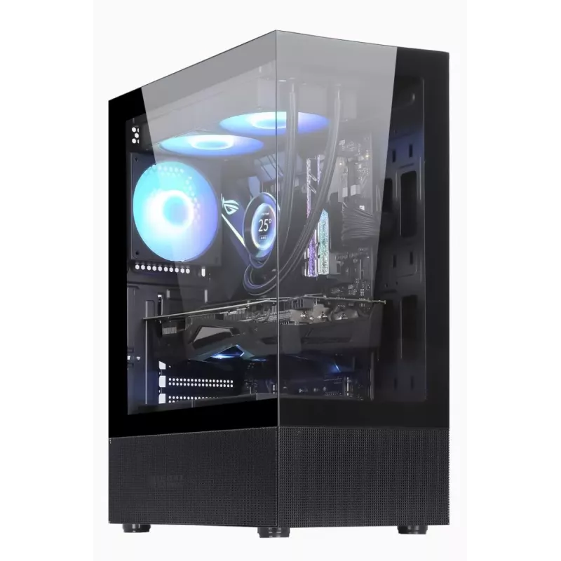 Kompiuterio korpusas | GOLDEN TIGER | Tinka ATX/micro ATX pagrindinėms plokštėms | Juoda | Midi Tower | Raider DK-6 | RAIDERDK6