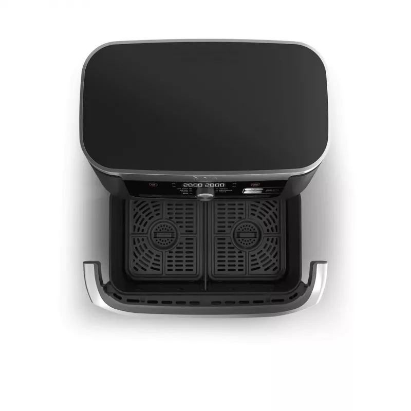 Ninja AF500EU oro gruzdintuvė Double 10,4 L, atskira, 2470 W, juoda, nerūdijantis plienas