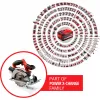Einhell TE-CS 18/165-1 Li - Solo belaidis diskinis pjūklas 16,5 cm juodas, raudonas, sidabrinis 4200 aps./min.