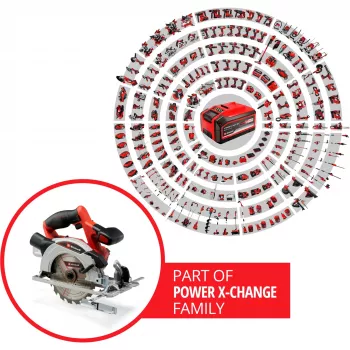 Einhell TE-CS 18/165-1 Li - Solo belaidis diskinis pjūklas 16,5 cm juodas, raudonas, sidabrinis 4200 aps./min.
