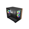 Korpusas Cooler Master Elite 481 Wood — dviejų kamerų mATX su natūralaus medžio dizainu ir dviem grūdinto stiklo plokštėmis