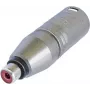 Neutrik NA2MPMF garso adapteris - XLR3 (vyriškas) į RCA (moteriškas)