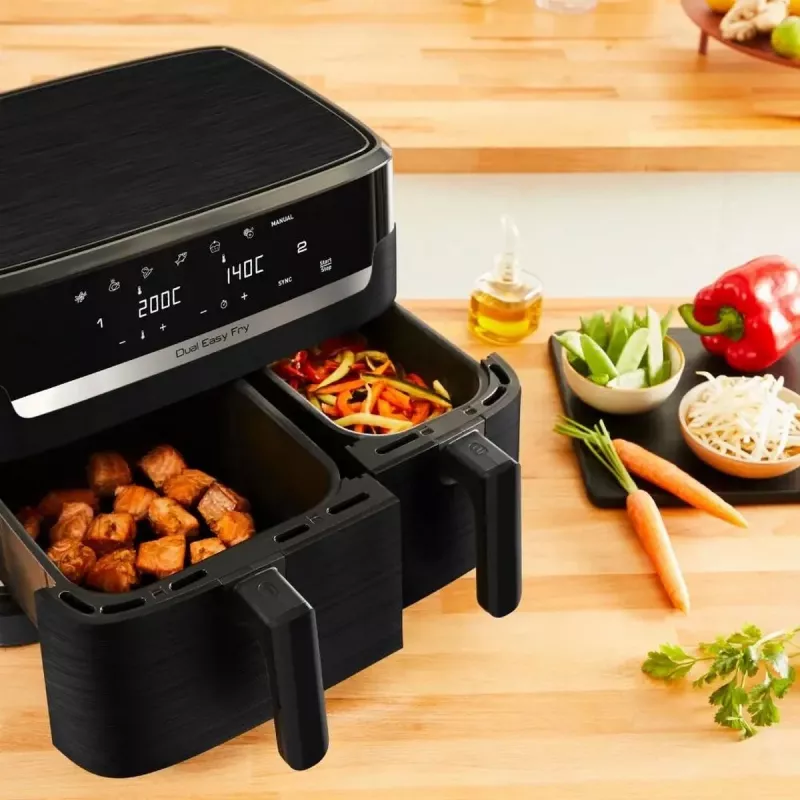 Tefal Easy Fry EY901N dviguba karšto oro gruzdintuvė 8,3 L 2700 W juoda