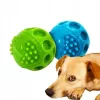 Šunų žaislas Hilton Squeak Ball 6.3 cm – guminis cypsintis kamuoliukas, 1 vnt., mėlynas, tinka visų veislių šunims