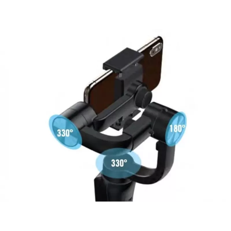 GoXtreme GX3 3 ašių stabilizatorius rankiniam naudojimui, skirtas kameroms ir veiksmo kameroms