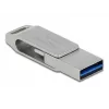 USB atmintukas DeLOCK 128GB USB-C Type-A sukamas modelis