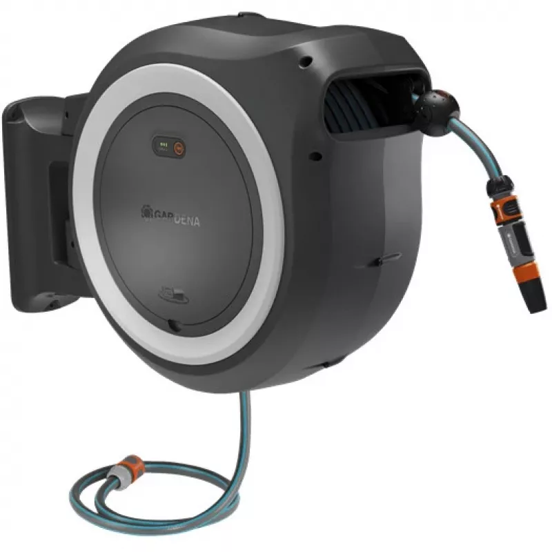 Gardena PowerRoll XL 18V belaidė sieninė žarnos dėžė, 35 m, be akumuliatoriaus