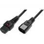 Microconnect PC1022 maitinimo laidas 3 m, C14-C13, juodas
