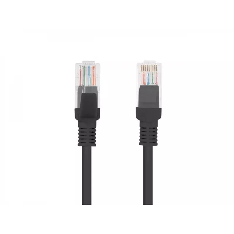 Patchcord Cat.5e 1,5 m UTP juodas