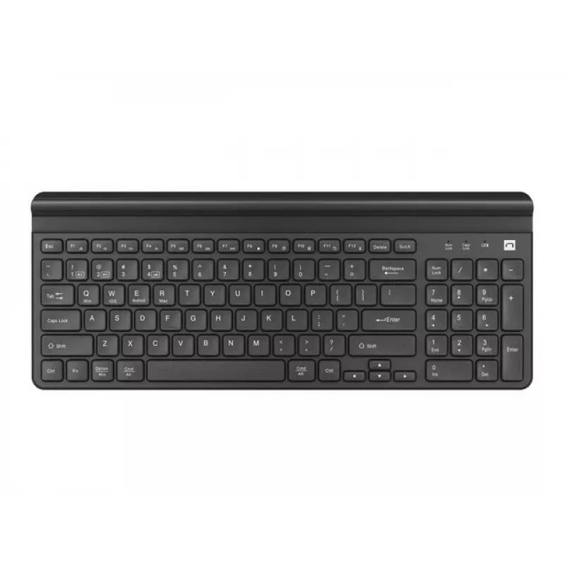 NATEC FELIMARE belaidė klaviatūra Home/Office Bluetooth QWERTY US International juoda