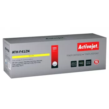 Activejet ATH-F412N kasetė (HP 410A CF412A; Supreme; 2300 puslapių; geltona)