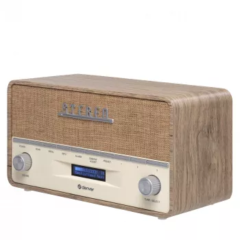 Nešiojamas radijo imtuvas Denver DAB-36LW skaitmeninis DAB+ 5W LCD