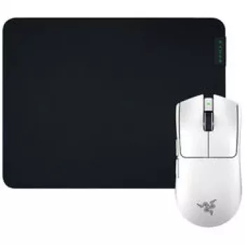 Žaidimų pelės ir kilimėlio rinkinys Razer Viper V3 Pro + Gigantus M — baltas
