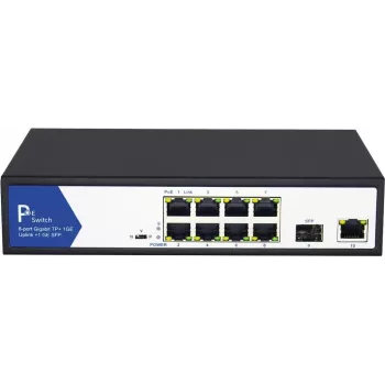 VALUE 21.99.1193 Gigabit Ethernet komutatorius, 8 prievadų, 10/100/1000 Mbps, nevaldomas