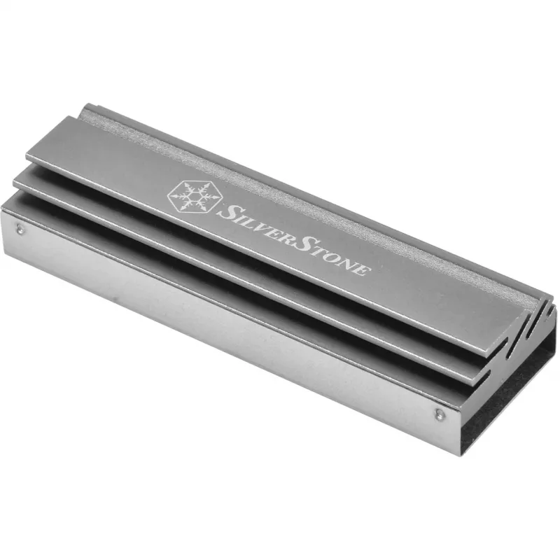 Pasyvus M.2 aušintuvas SILVERSTONE TP04 – Aliumininis radiatoriukas M.2 SSD diskui (SST-TP04)