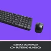 Logitech Wireless Combo MK220 - belaidis klaviatūros ir pelės rinkinys - 2,4 GHz - itališkas išdėstymas - tamsiai pilka (920-003721)