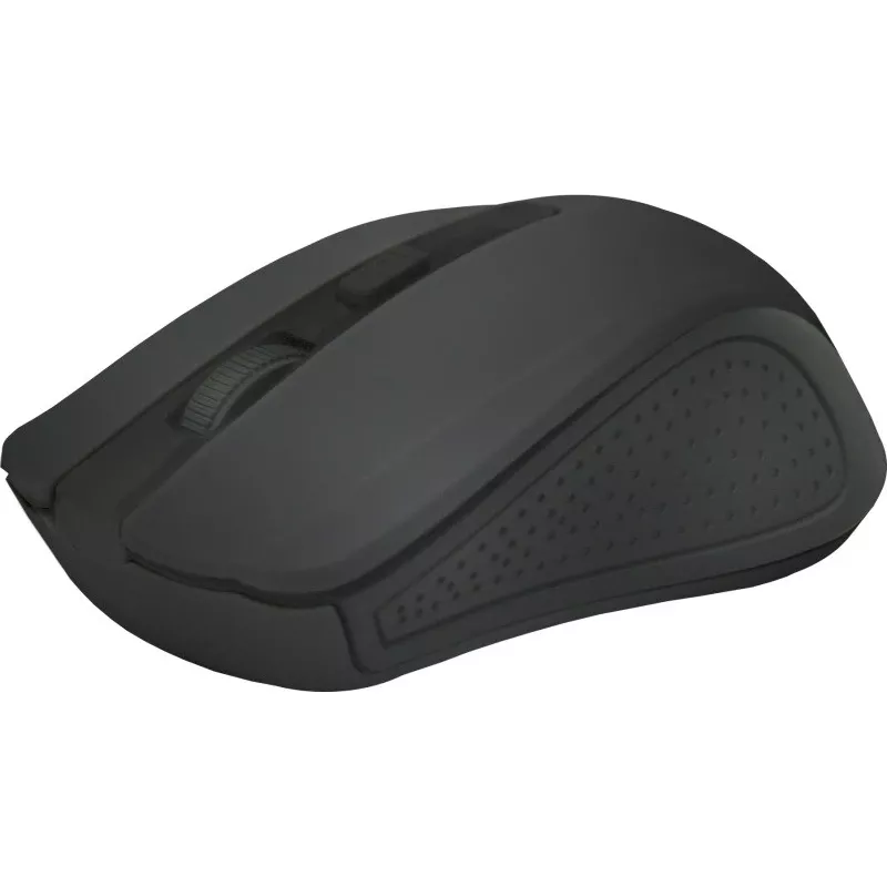 Belaidė RF pelė DEFENDER Accura MM-935 – optinė 1600 DPI, ambidekstrinė, 3 mygtukai, USB imtuvas, juoda