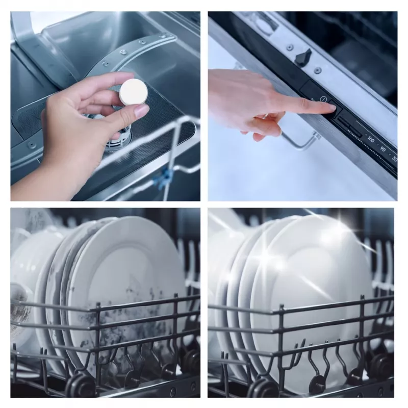 Indaplovės tabletės FRISCHER FR00207 — 60 vnt., po 6,5 g, plastikinėje taroje