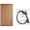 Icy Dock MB302L-B kabelis iš MCIO 8i (SFF-TA-1016) į 2x OCuLink 4i (SFF-8611), PCIe 4.0, 0,5 m
