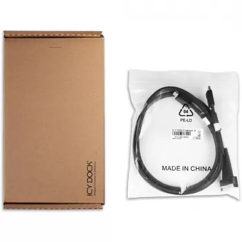 Konverterio laikiklis diskams icybox MCIO 8i 74 kontaktų SFF-TA-1016 į 2× OCuLink 42 kontaktų 4i MB302L-B