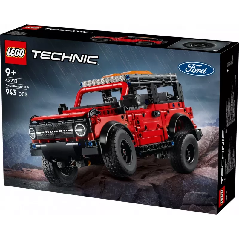 LEGO Technic konstruktorius Ford Bronco Off-Roader 4x4 modelis 42213 — 943 detalės, nuo 9 metų