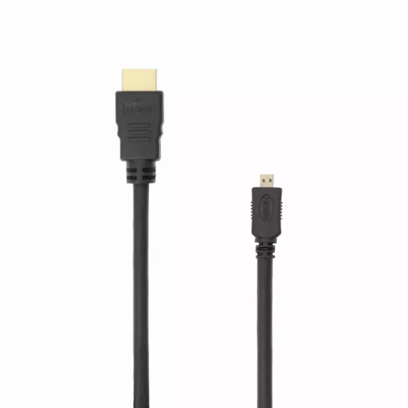 HDMI kabelis SBOX HDMI-MICRO/R 1.4 2 m — micro HDMI į HDMI, versija 1.4, 2 metrų ilgio
