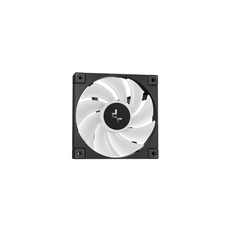 All-in-one skysčio aušintuvas DeepCool LT240 — 240 mm radiatorius, 2x 120 mm PWM ventiliatoriai, hidrodinaminis guolis, LGA 1200 palaikymas, juoda