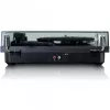 Puskilpa automatinis vinilo grotuvas Lenco LS-10 Juodas su įmontuotais garsiakalbiais, 33/45 aps/min, RCA išėjimas, ausinių lizdas