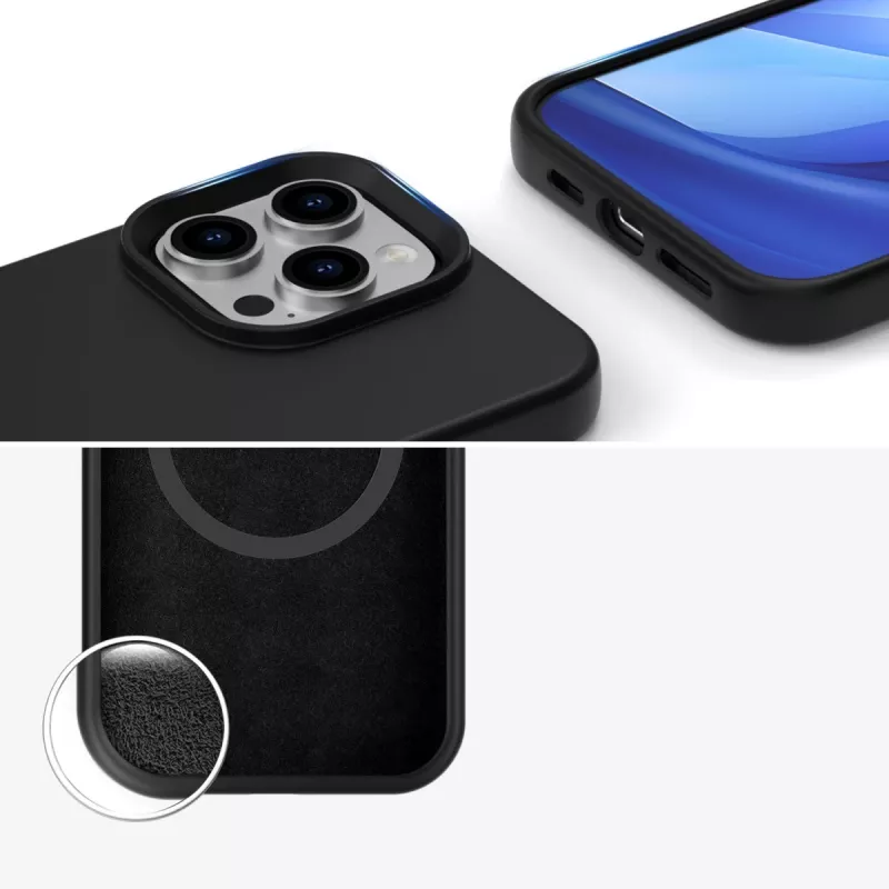 4smarts 541187 Cupertino silikoninis telefono dėklas Apple iPhone 16 Pro