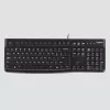 Logitech Desktop MK120 rinkinys, juodas, laidinis, Šveicariškas, 920-002504