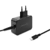 Mobiliojo įrenginio įkroviklis QOLTEC 51024 – Universalus AC vidinis įkroviklis, 65W PD, 20V/3,25A, 1,2m laidas, Juodas