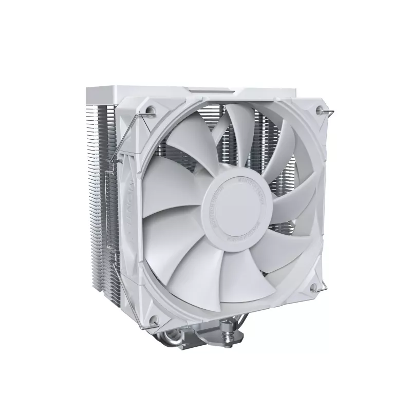 Oro aušintuvas CPU Montech NX400, 2x120 mm ventiliatoriai, baltas, 156×74×120 mm, TDP 270 W