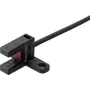 Fotoelektrinis šakinis jutiklis Panasonic PM-T45 T tipo, šviesos/tamsos perjungimas, 5–24 V DC