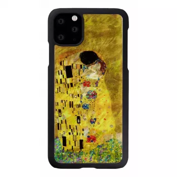 iKins dėklas iPhone 11 Pro Max — juodas bučinio dizainas, apsauginis