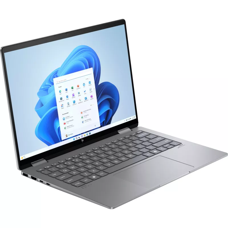 HP Envy x360 14-fc0450ng B04YCEA#ABD Nešiojamas kompiuteris 35,6 cm (14) 2880x1800 - Intel Core Ultra 5 125U - 512GB SSD - HDMI/USB-C - Windows 11 Home - Sidabrinis (B04YCEA#ABD)