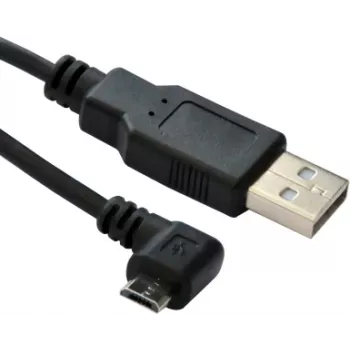 Microconnect USBABMICRO3ANG USB kabelis USB 2.0 3 m Micro-USB B USB A Juodas