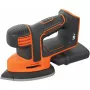 Detalinis šlifuoklis Black & Decker BDCDS18N, belaidis 18V Li‑Jon 1.5Ah, 12 000 RPM, juodai oranžinis