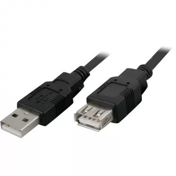 USB A – USB A laidas GEMBIRD 68904, USB 2.0, 3 m, juodas