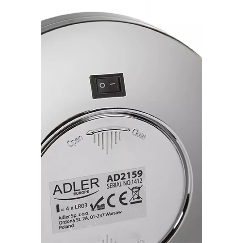Laisvai pastatomas veidrodis su LED apšvietimu Adler AD 2159