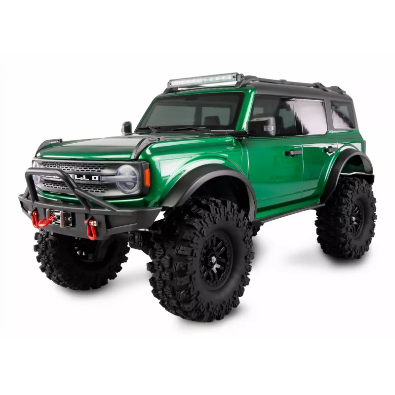 Amewi Crawler AMXRock Caballo 4WD 1:10 mastelio nuotoliniu valdymu visureigis žaliai metalinis