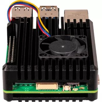 Joy-IT Armor Case BLOCK ACTIVE SBC korpusas, tinkamas Raspberry Pi (RB-AlucaseP5-07FAN)