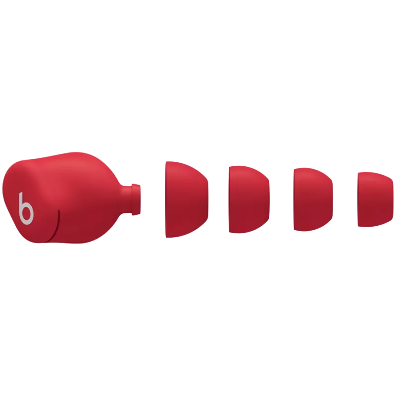 Beats Solo Buds – Belaidės ausinės – Skaidriai raudona, Model A3151 A3150 A3152
